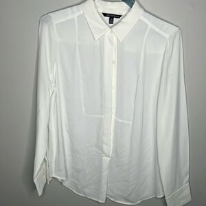 Men’s Medium white button down Eva Longoria shirt